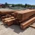 Stacked lumber yard timber supply